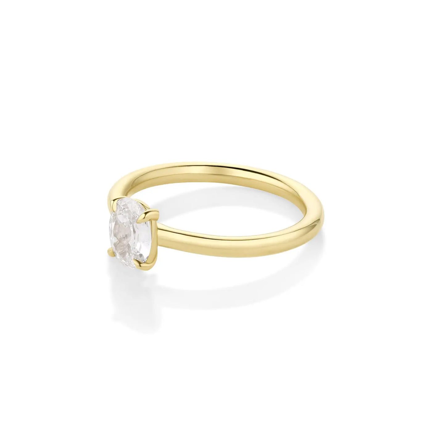 0.65ct Oval Diamond Francesca Ring