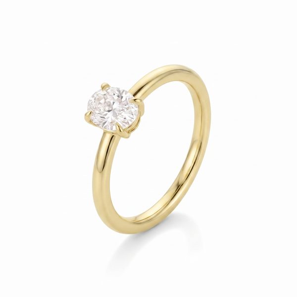 0.65ct Oval Diamond Francesca Ring