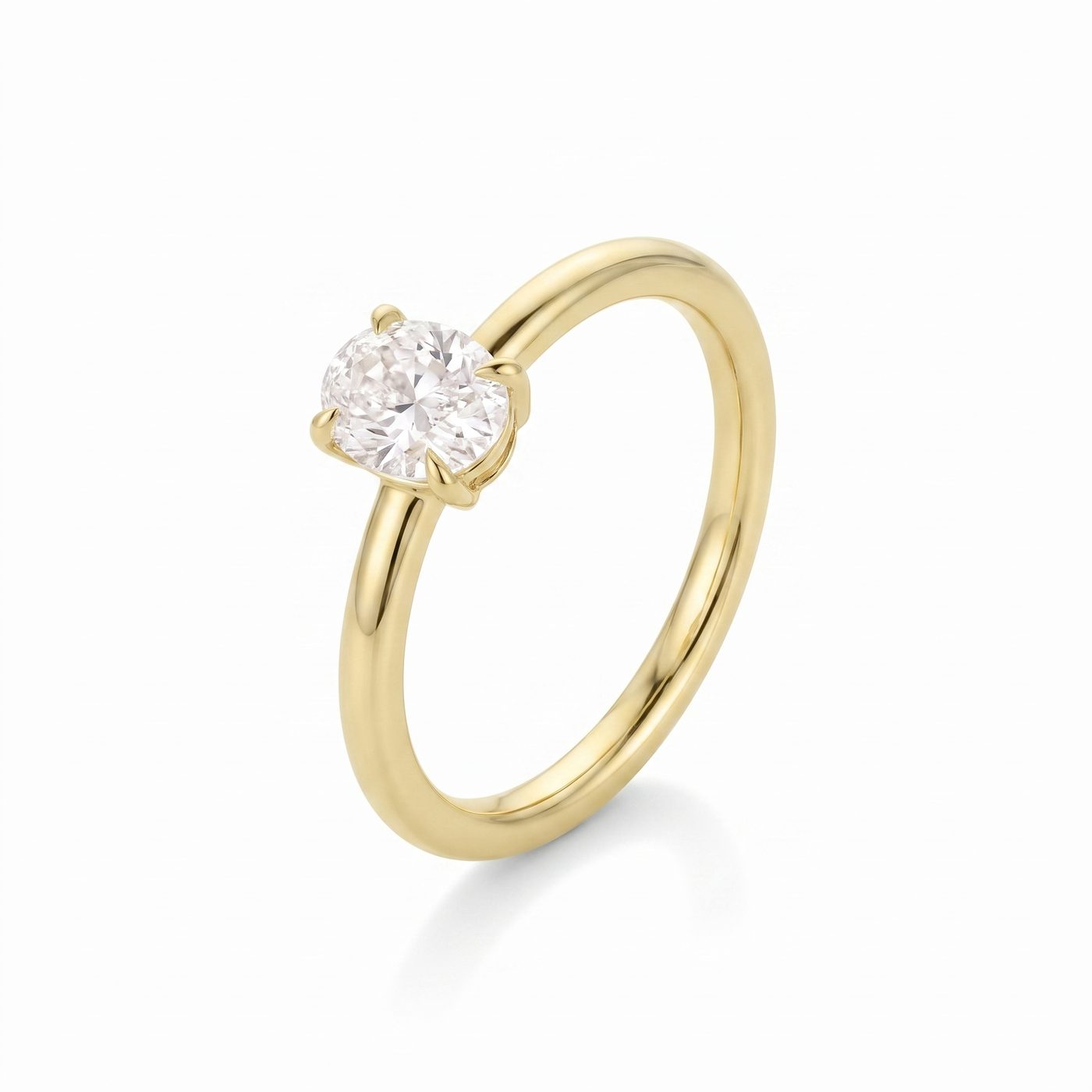 0.65ct Oval Diamond Francesca Ring