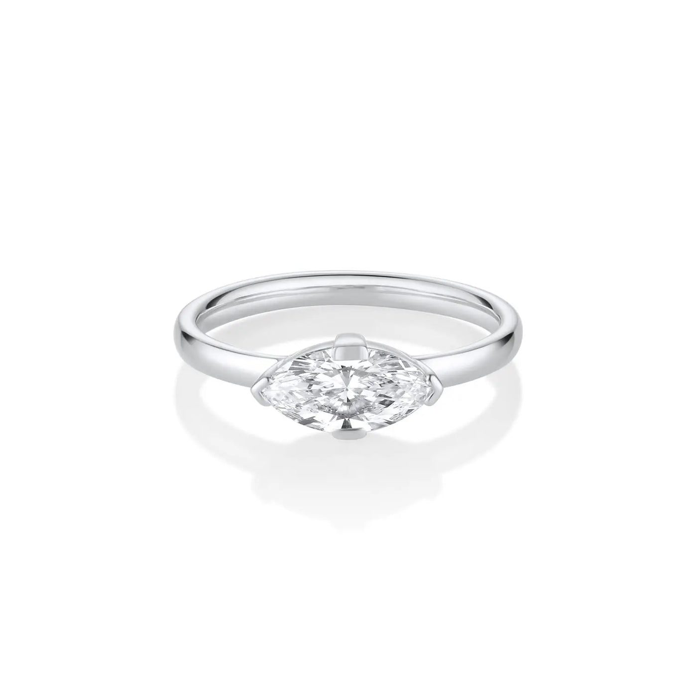 0.90ct Lab-Created Diamond Marquise Noelle Ring