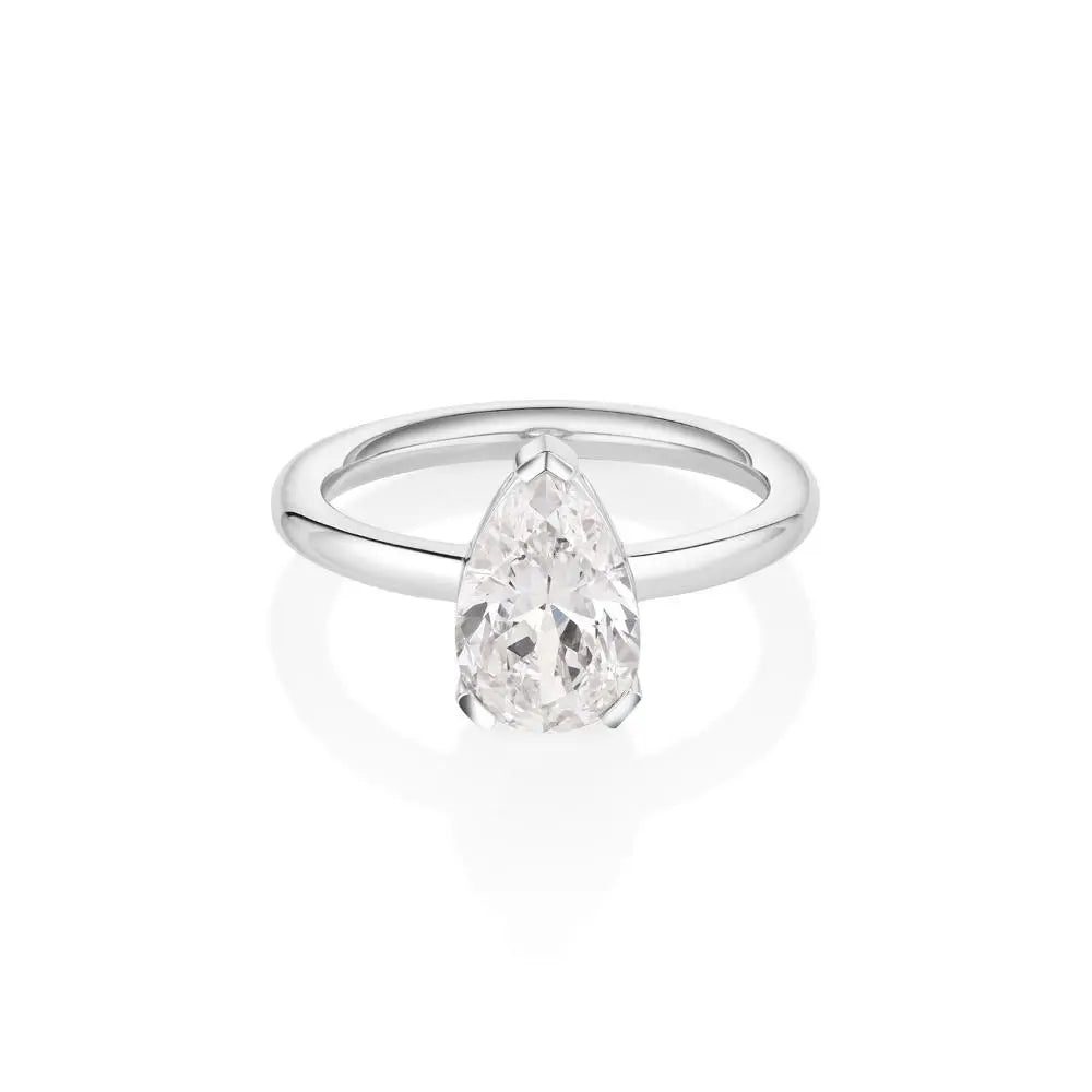 1.86ct Antique Pear Diamond Sloane