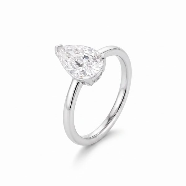 1.86ct Antique Pear Diamond Sloane