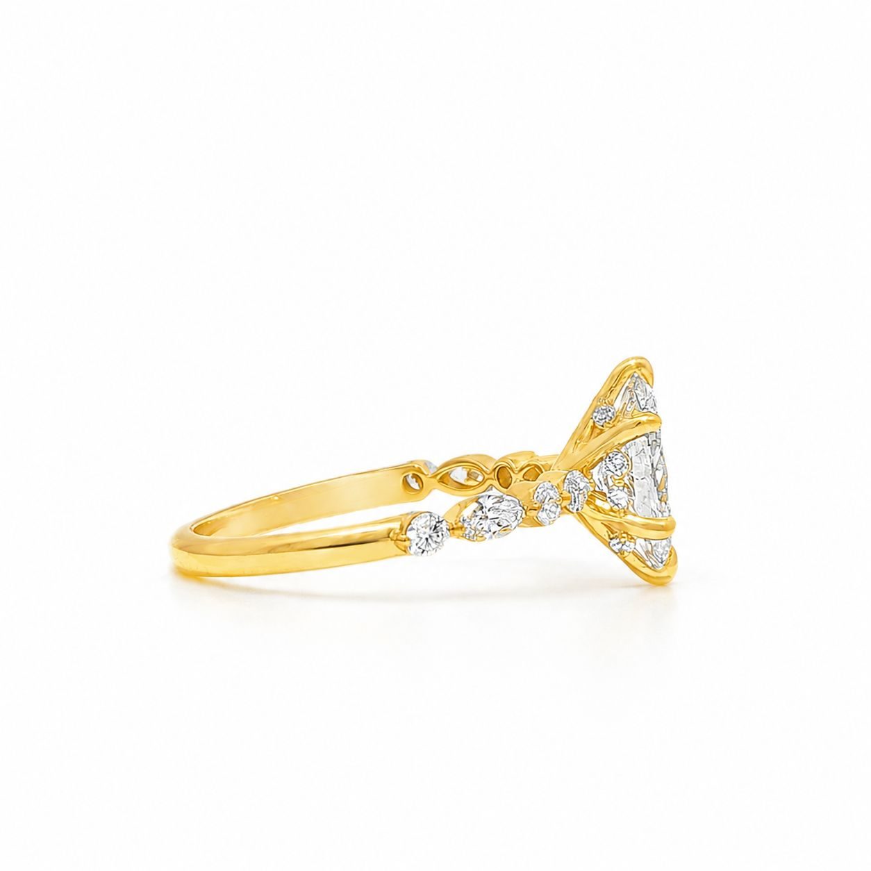 Marquise Diamond Engagement Ring 1 CT 71336