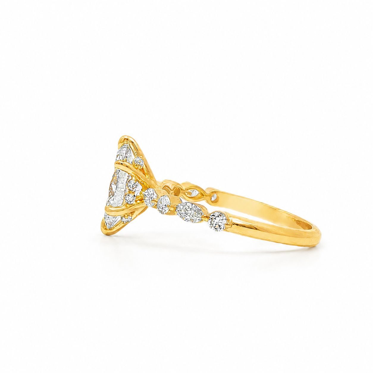 Marquise Diamond Engagement Ring 1 CT 71336