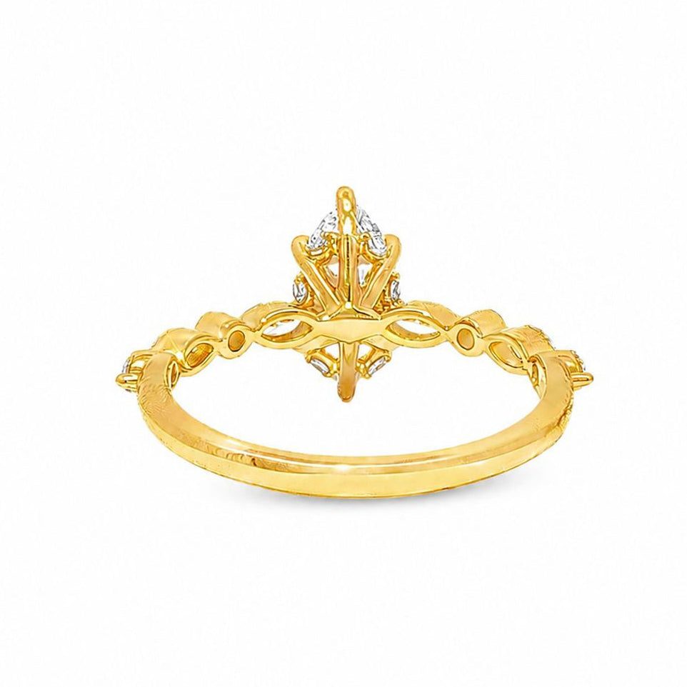 Marquise Diamond Engagement Ring 1 CT 71336