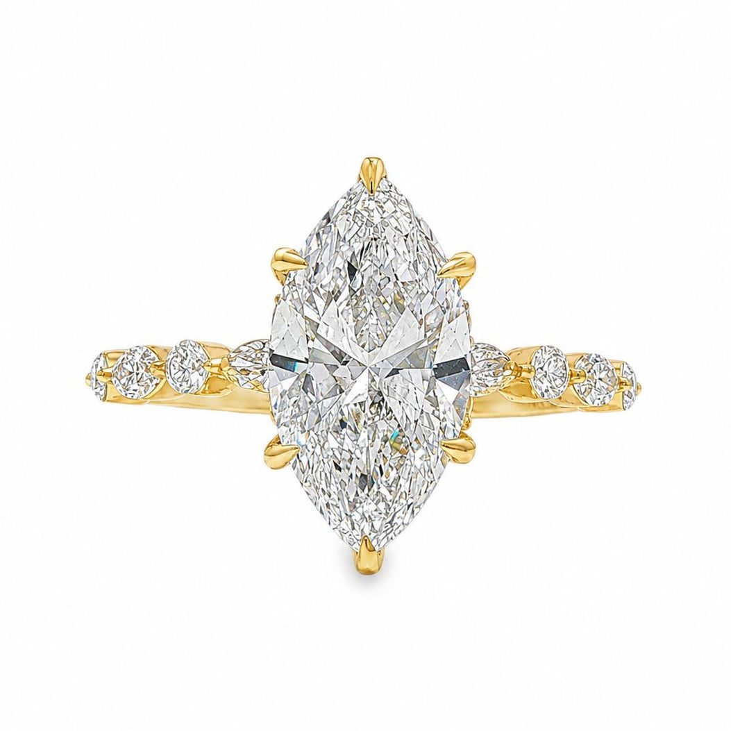 Marquise Diamond Engagement Ring 2.50 CT 71344