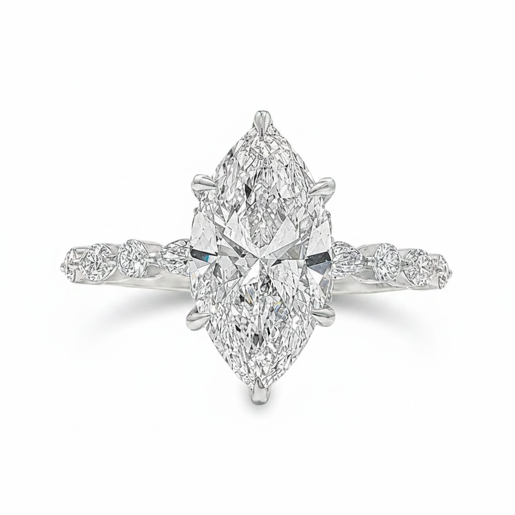Marquise Diamond Engagement Ring 2.50 CT 71344