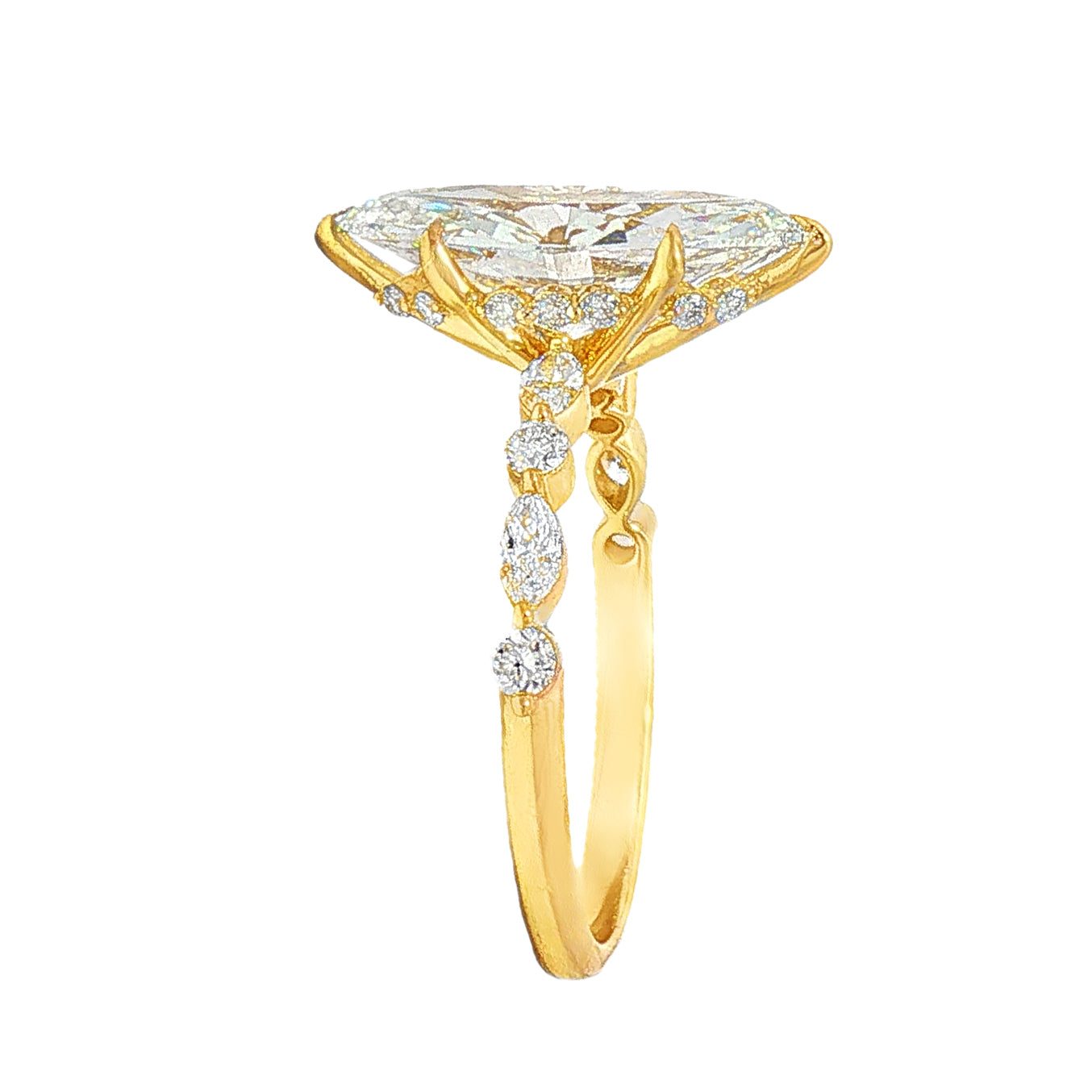 Marquise Diamond Engagement Ring 2.50 CT 71344