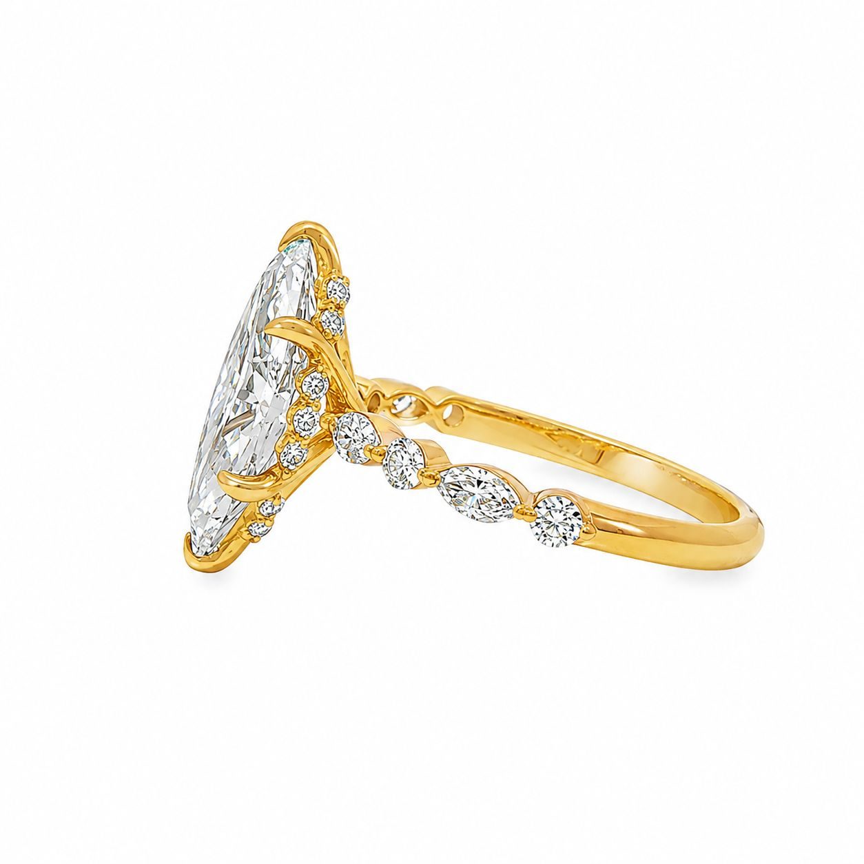 Marquise Diamond Engagement Ring 2.50 CT 71344