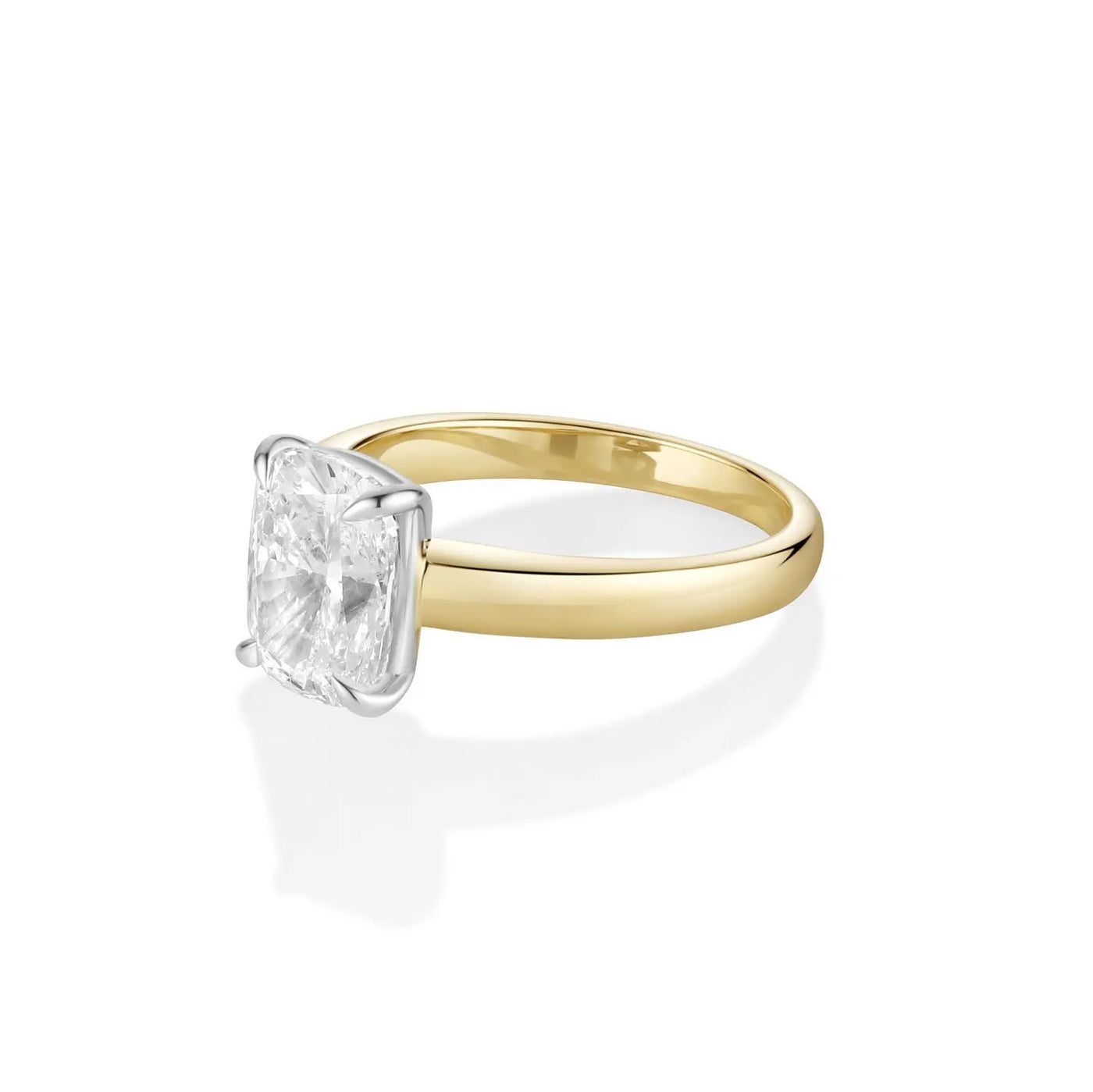 2.55ct Lab-Created Cushion Diamond Peyton Ring