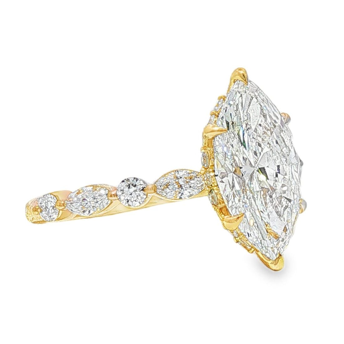 Marquise Diamond Engagement Ring 2 CT 71343