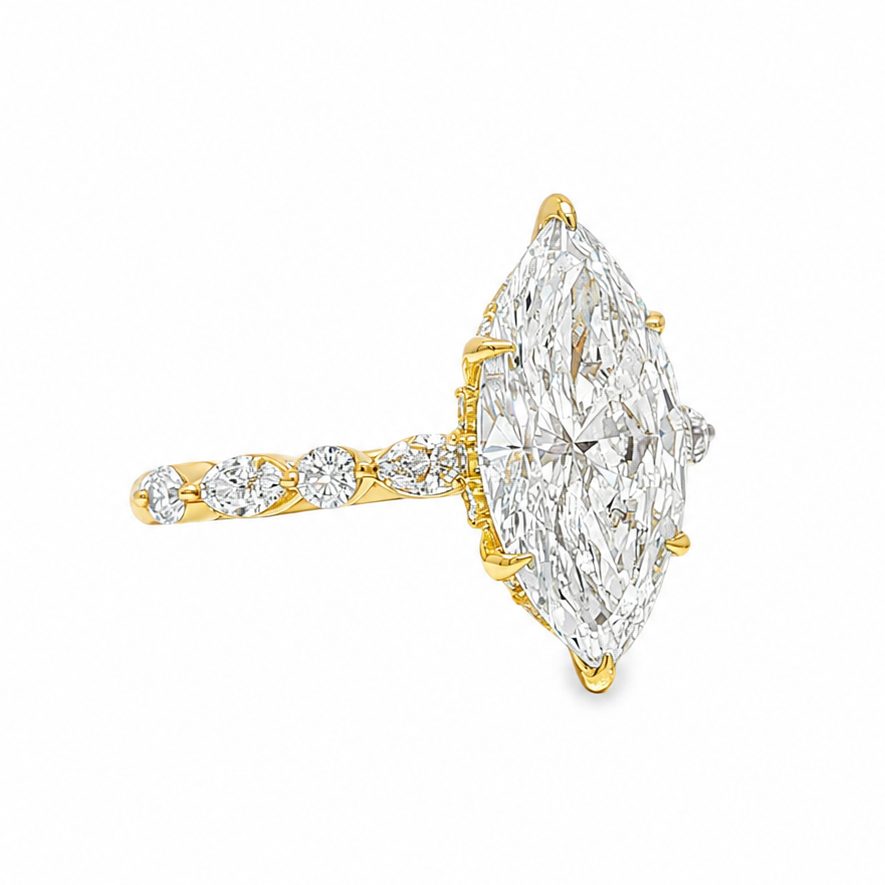 Marquise Diamond Engagement Ring 3 CT 71345