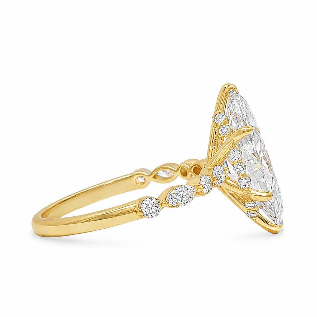Marquise Diamond Engagement Ring 3 CT 71345