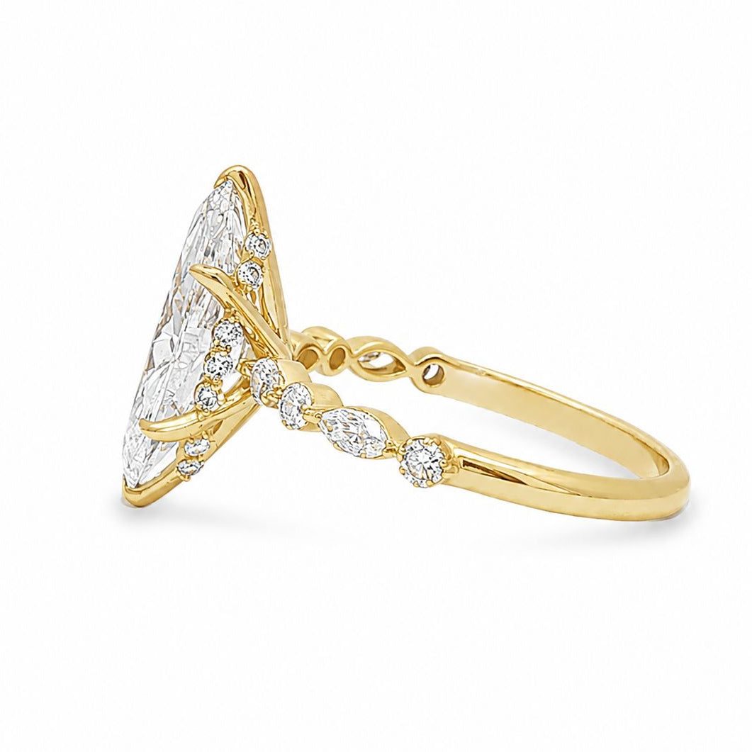 Marquise Diamond Engagement Ring 3 CT 71345