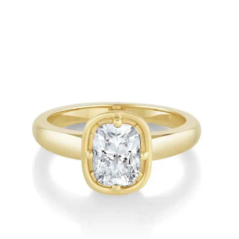 4.03ct Lab-Created Diamond Georgia Engagement Ring