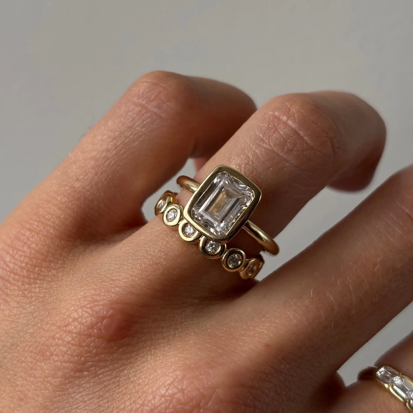 4.15ct Lab-Created Diamond Roxy Engagement Ring