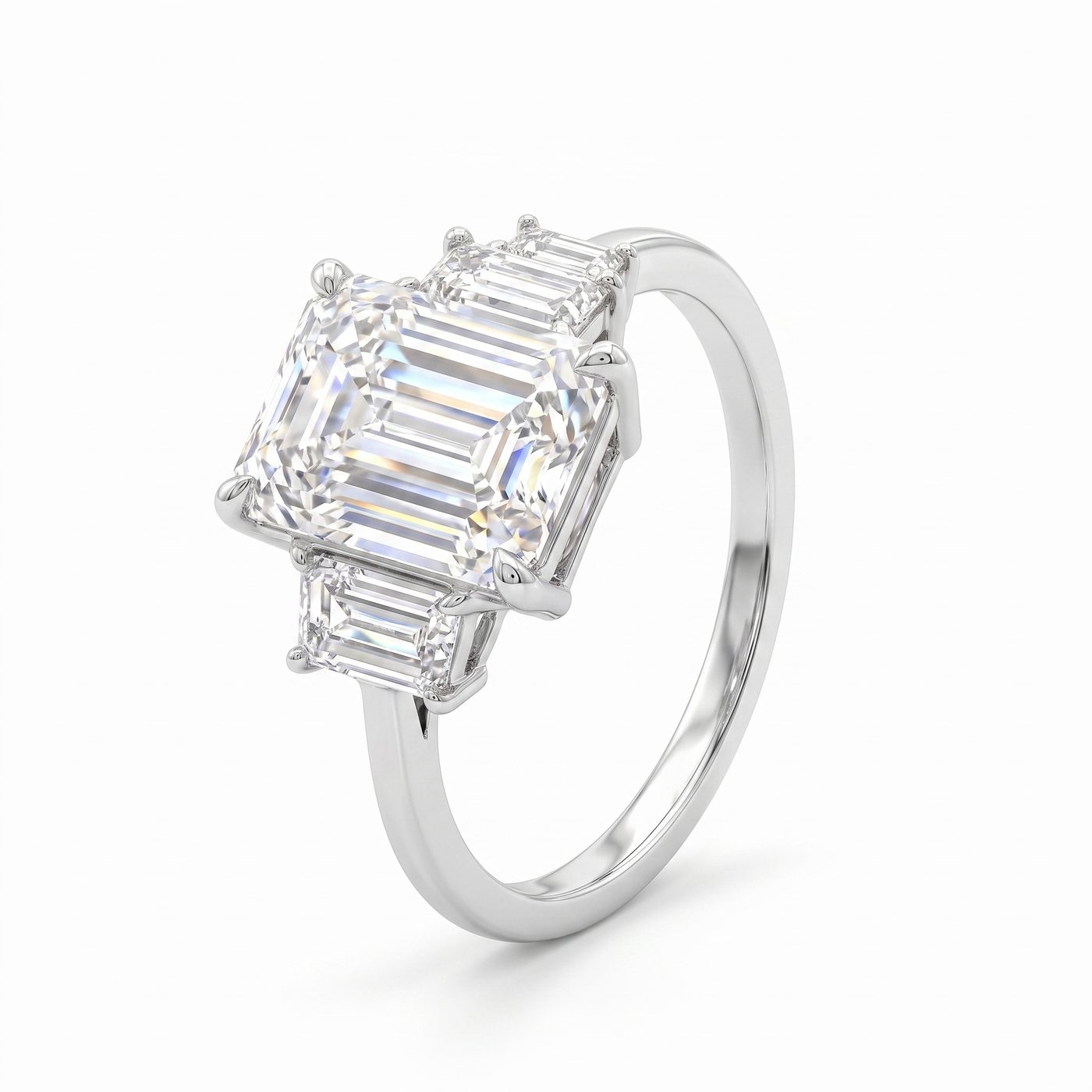 Clara Emerald Engagement Ring 70982