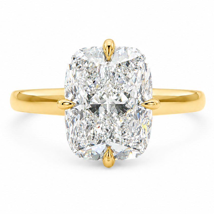 Compass Cushion Engagement Ring 71672