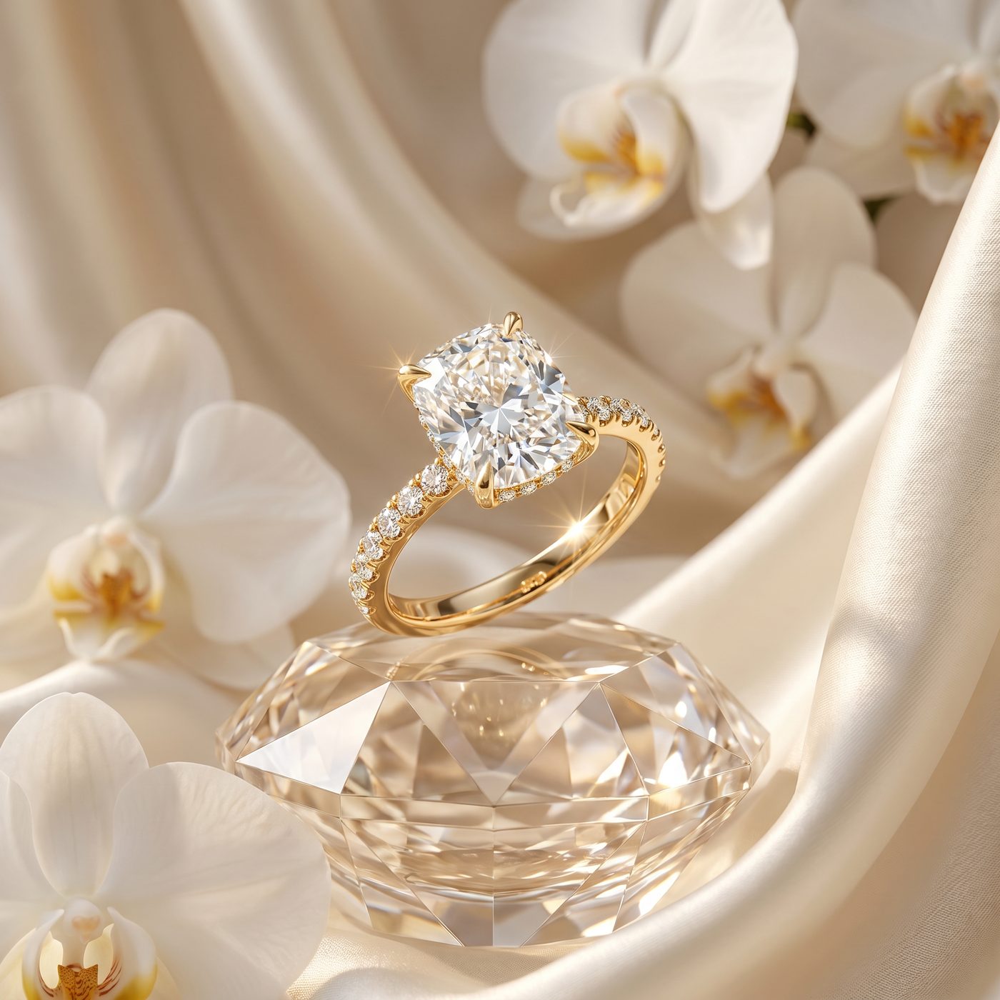 Monarch Cushion Engagement Ring 71620