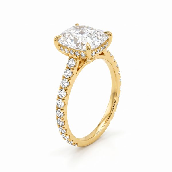 Monarch Cushion Engagement Ring 71620
