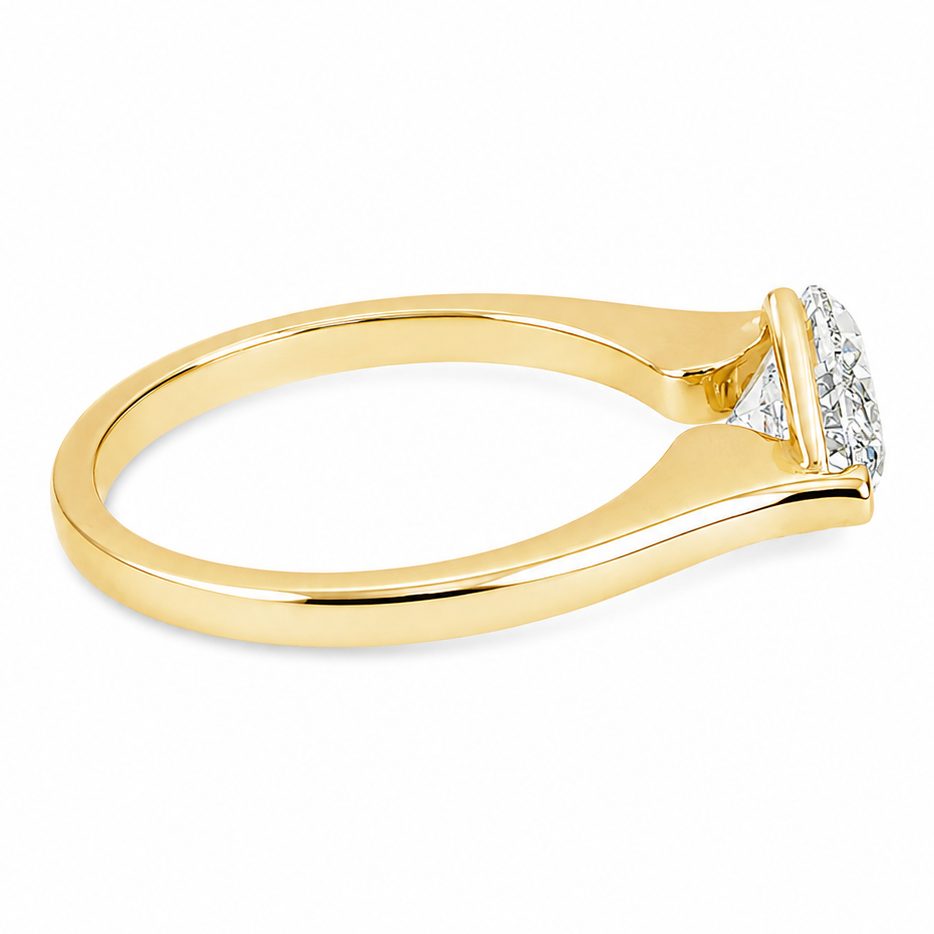 East-West Marquise Engagement Ring 71622