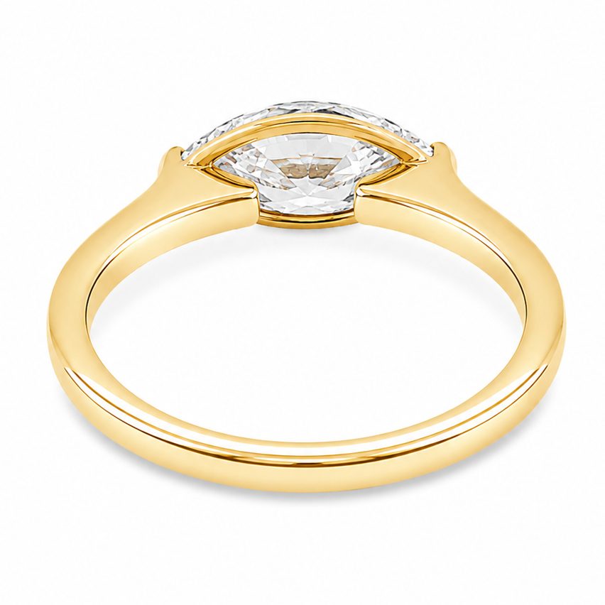 East-West Marquise Engagement Ring 71622