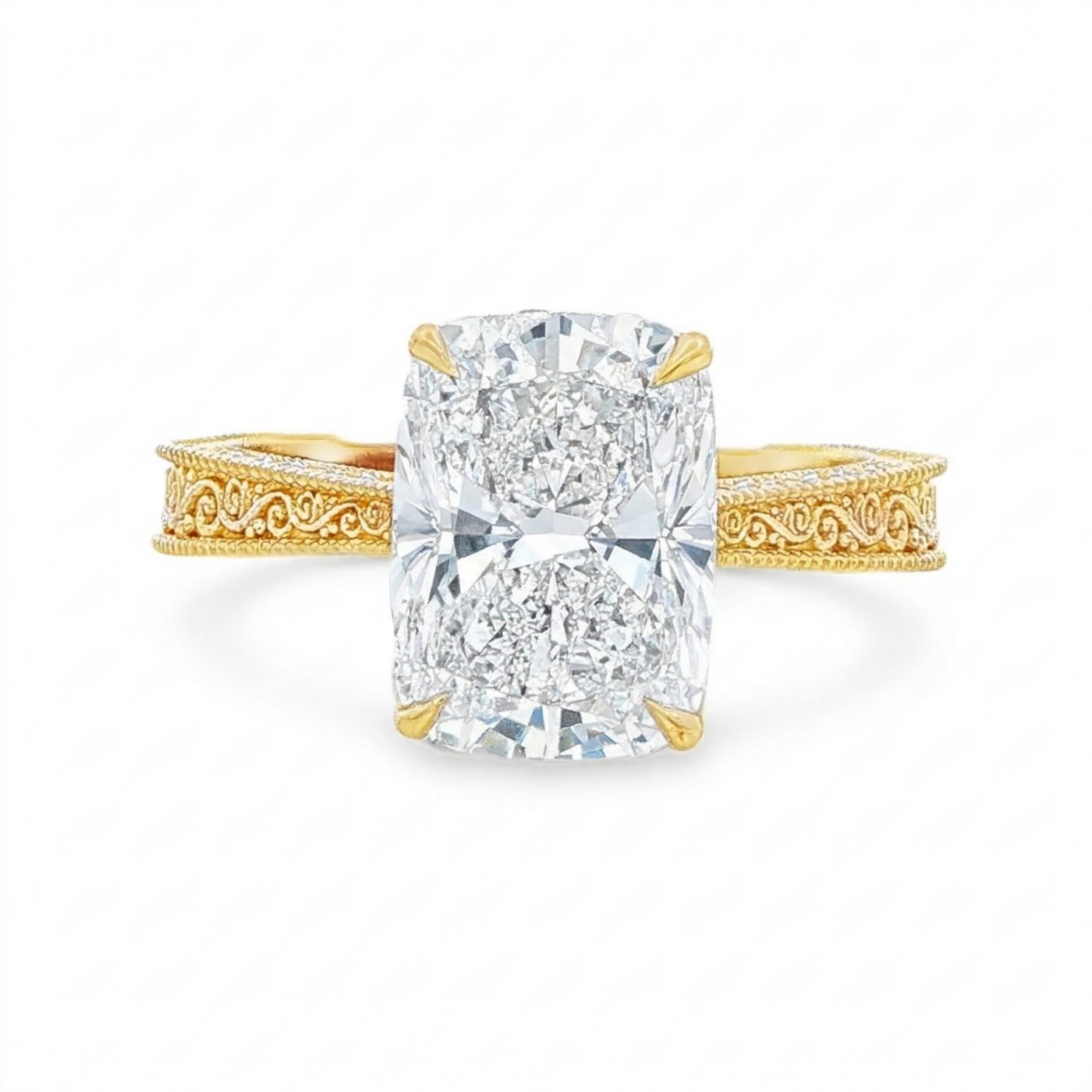 Willow Hidden Halo Engagement Ring 71137