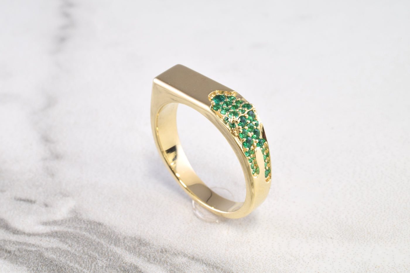 Emerald Drip Ring V.2