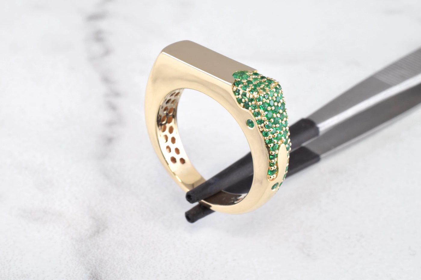 Emerald Drip Ring V.1