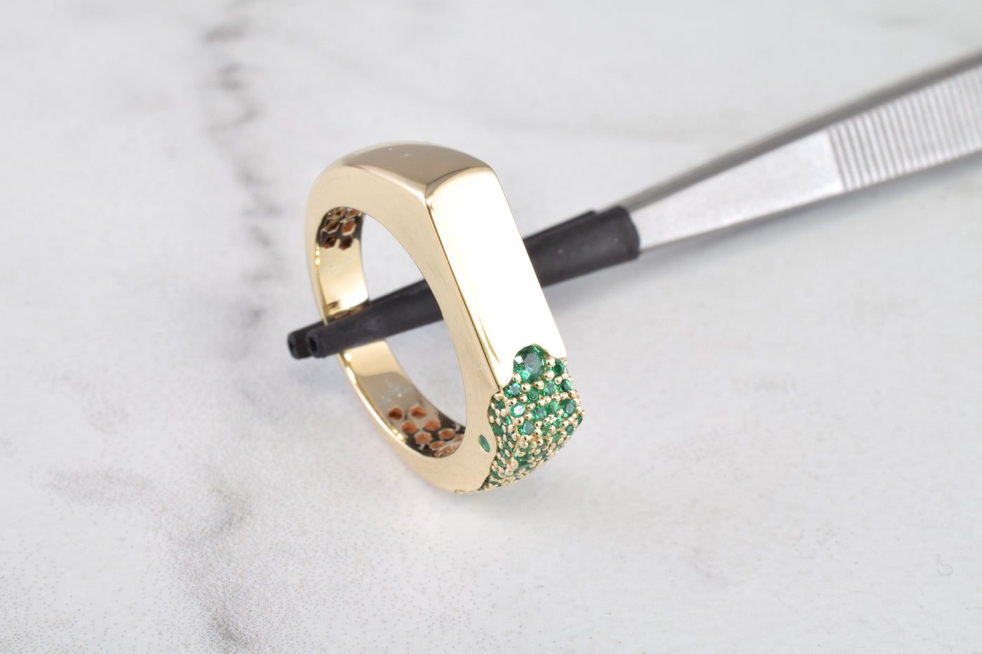 Emerald Drip Ring V.1