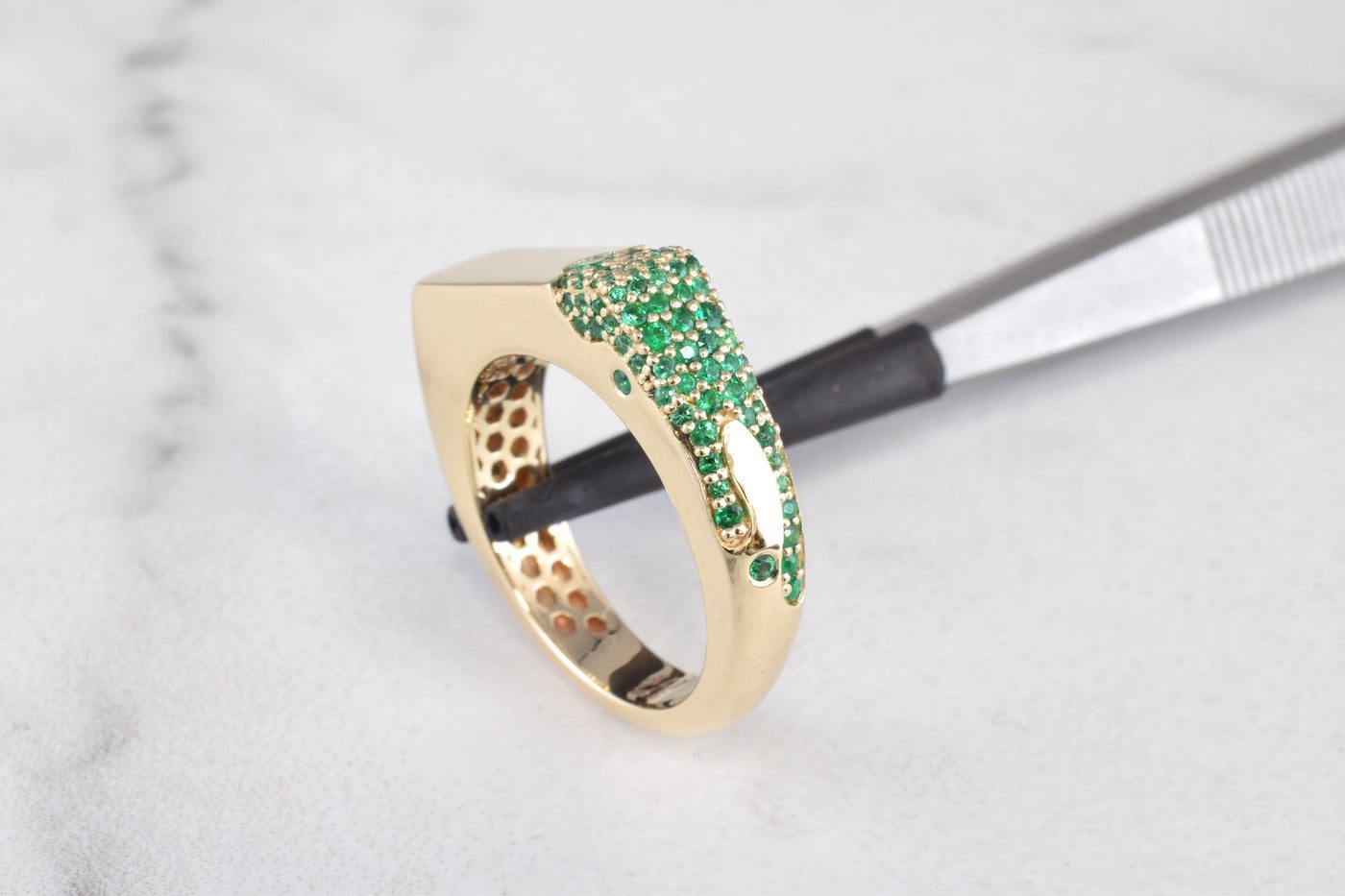 Emerald Drip Ring V.1