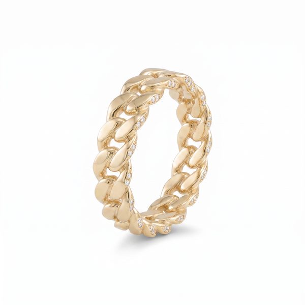 Hidden Cuban link ring V2