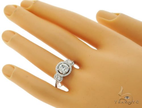 Three Stone Diamond Eangagement Ring 44990