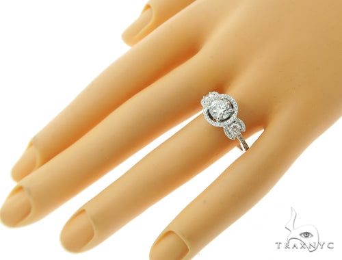 Three Stone Diamond Eangagement Ring 44990