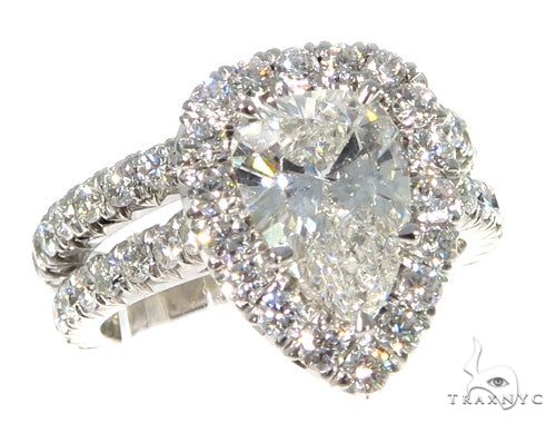 Prong Diamond Engagement Ring Set 48995