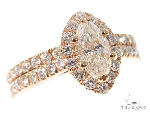 Prong Diamond Engagement Ring Set 48998