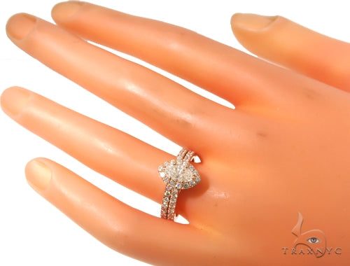 Prong Diamond Engagement Ring Set 48998