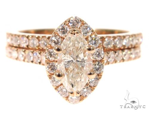 Prong Diamond Engagement Ring Set 48998