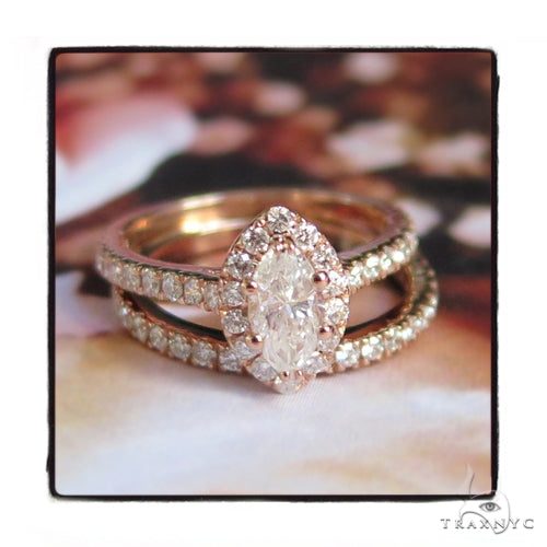 Prong Diamond Engagement Ring Set 48998