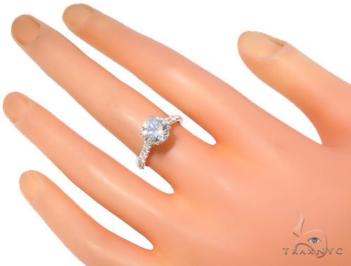 Prong Diamond Engagement Ring Set 48999