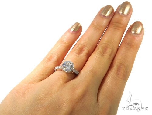 Prong Diamond Engagement Ring Set 48999