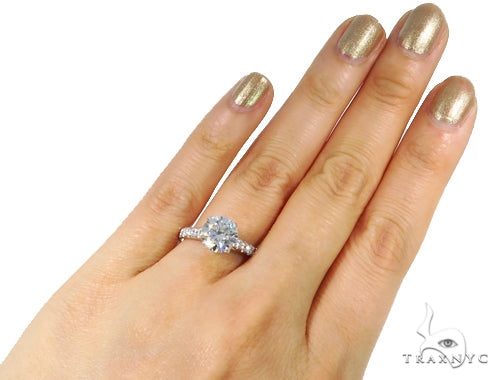 Prong Diamond Engagement Ring Set 48999