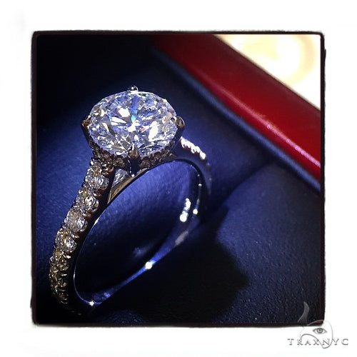 Prong Diamond Engagement Ring Set 48999