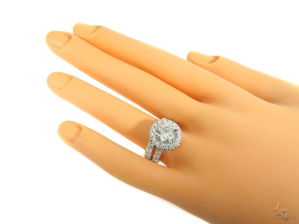 Prong Diamond Engagement Ring Set 49761