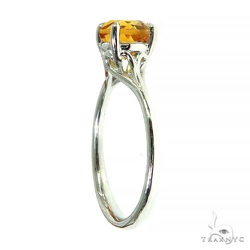 14K Gold Citrin Solitaire Engagement Ring 66428