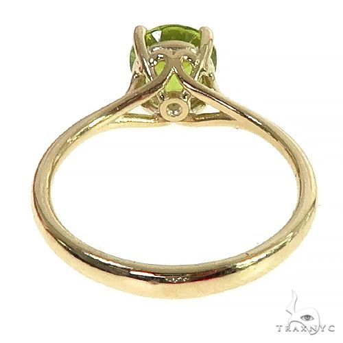 14K Gold Peridot Solitaire Engagement Ring 66426