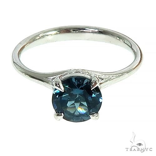 14K Gold London Blue Topaz Solitaire Engagement Ring 66432