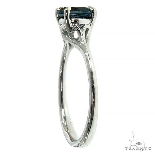 14K Gold London Blue Topaz Solitaire Engagement Ring 66432