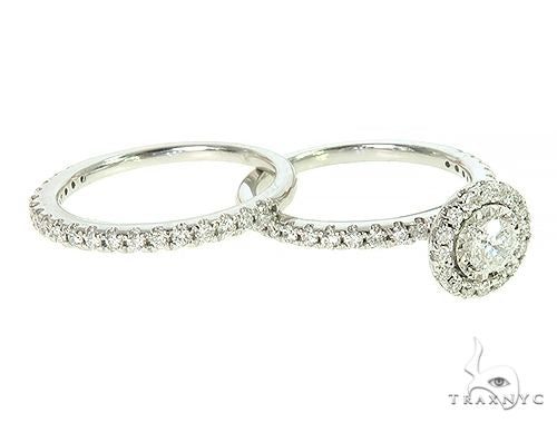 14K Gold Diamond Engagement Ring Bridal Set 65973