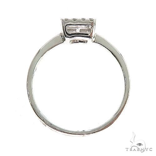18k Gold Baguette Diamond Engagement Ring 67027